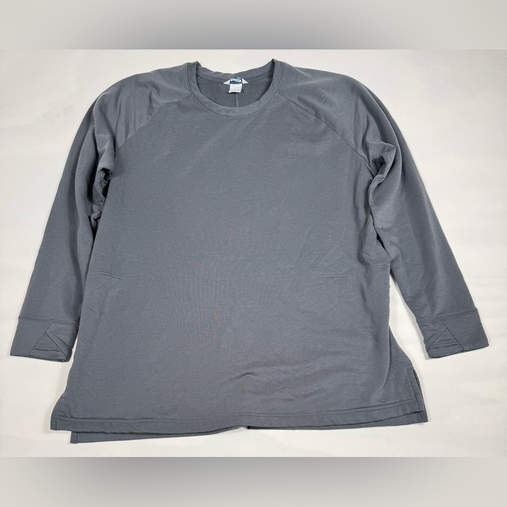 Duluth Trading Co Long Sleeve Thumbhole Sweater Gray Women’s XL